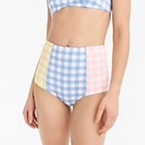 J. Crew high waisted bikini bottom NWT BNWT Large